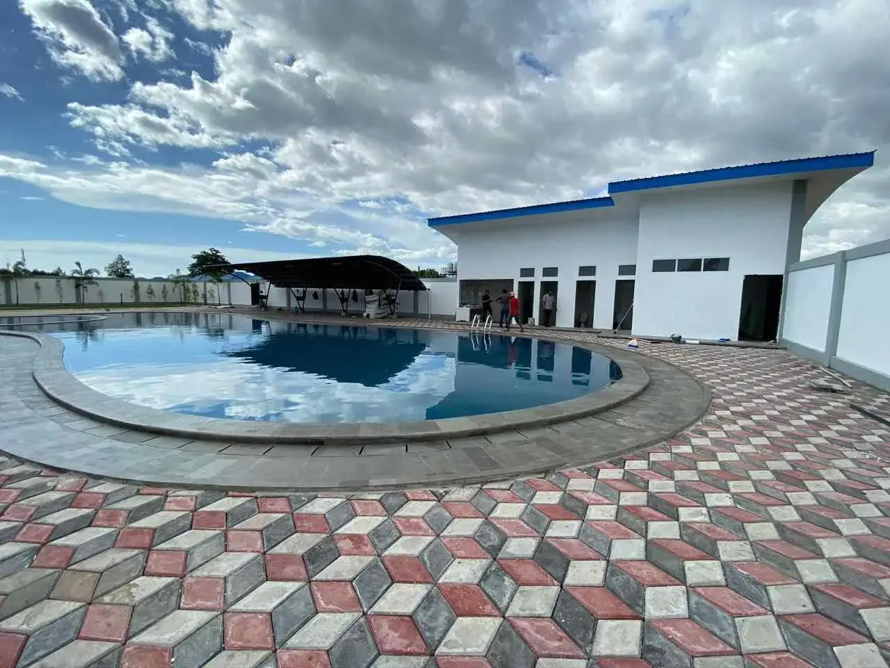 Dokumentasi produk beton untuk area outdoor dan drainase